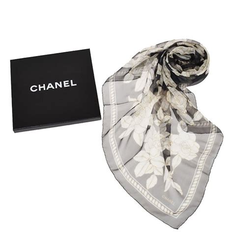 chanel tie mens|Chanel camellia scarf.